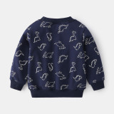 Children's casual long sleeved sweater
