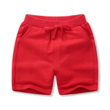 2023 Boys' casual short pants Red #P13
