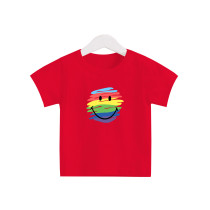 New Summer Cotton Short Sleeves Red #C01
