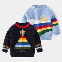 2023 Autumn Boys' Sweater Cartoon