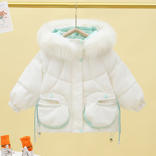Kids cotton jacket thickening