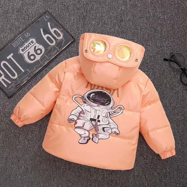 Kids cotton jacket thickening Pink #01