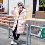 Children's Down jacket medium length #C001
