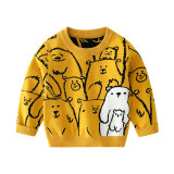 2023 Autumn Boys' Sweater Cartoon