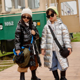 2023 Children's Down jacket medium length #C007