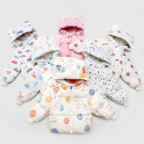 Kids cotton jacket thickening