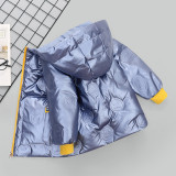 Kids cotton jacket thickening