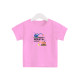 New Summer Cotton Short Sleeves Pink #C04