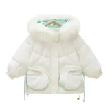 Kids cotton jacket thickening