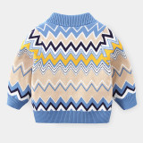 2023 Autumn Boys' Sweater Cardigan Cartoon