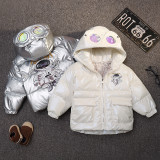 Kids cotton jacket thickening Pink #01