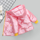 Kids cotton jacket thickening