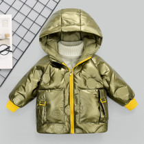 Kids cotton jacket thickening