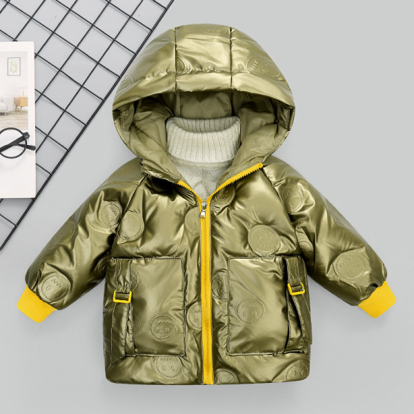 Kids cotton jacket thickening