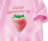 2023 New Summer Cotton Short Sleeves Pink #CE01