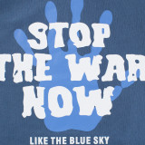 2023 New Summer Cotton Short Sleeves Royal Blue #R02