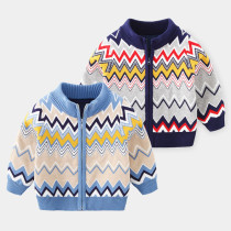 2023 Autumn Boys' Sweater Cardigan Cartoon