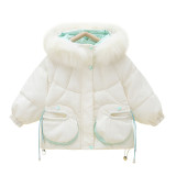 Kids cotton jacket thickening