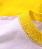 New Summer Cotton Short Sleeves Blue White #E01