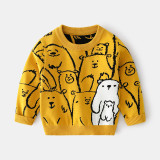2023 Autumn Boys' Sweater Cartoon