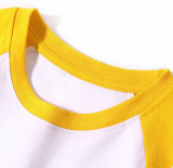 New Summer Cotton Short Sleeves Blue White #E01