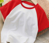 New Summer Cotton Short Sleeves Red
