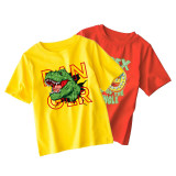 New Summer Cotton Short Sleeves Orange #T001