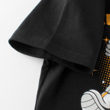 2023 New Summer Cotton Short Sleeves Black #R01