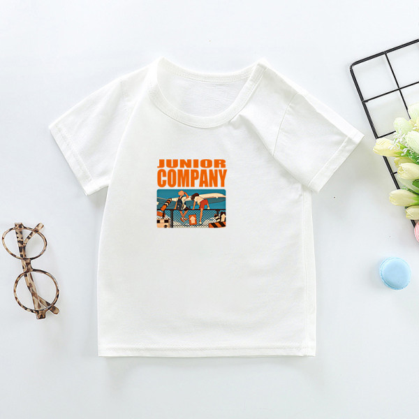 New Summer Cotton Short Sleeves White #CE01