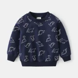 Children's casual long sleeved sweater