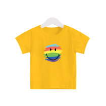 New Summer Cotton Short Sleeves Yellow #C02