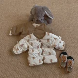 Kids cotton jacket thickening Reversible #CB01