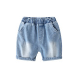 2023 Boys' denim Grey shorts