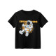 2023 New Summer Cotton Short Sleeves Black #R01