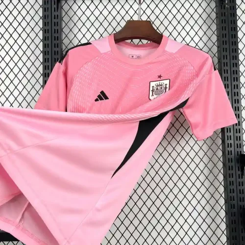 Spain 2026 World Cup Away Goalkeeper Pink Jersey - Fan Version
