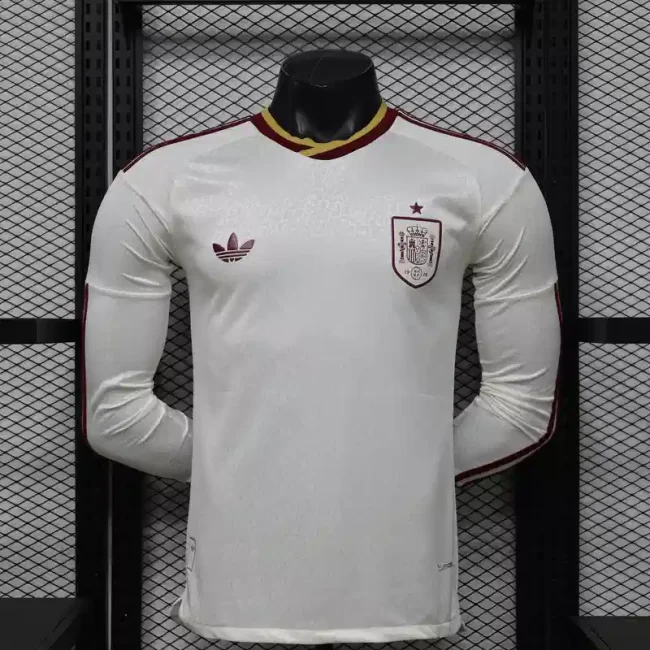 Long Sleeves Spain 2026 World Cup Away Jersey - Player Version