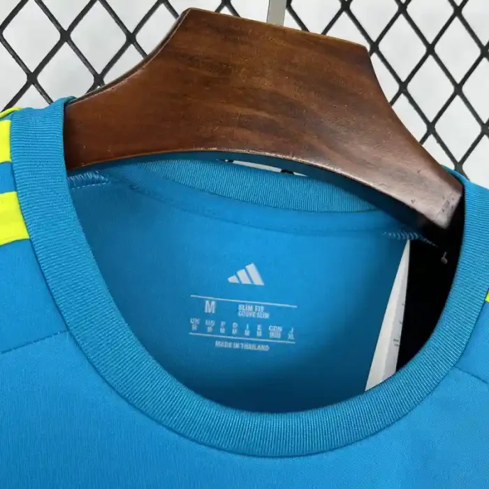 Spain 2026 World Cup Away Goalkeeper Blue Jersey - Fan Version