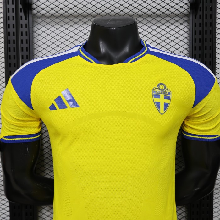 Sweden 2026 World Cup Home Jersey- Player Version