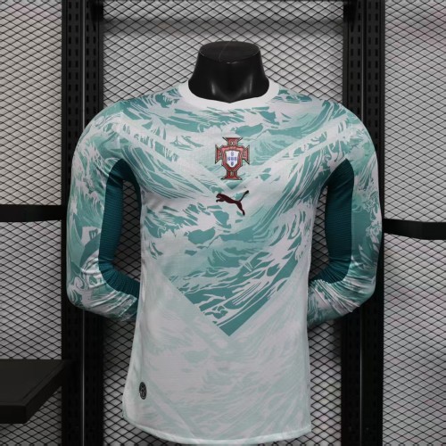 Long Sleeves Portuga 2026 World Cup Away Jersey - Player Version