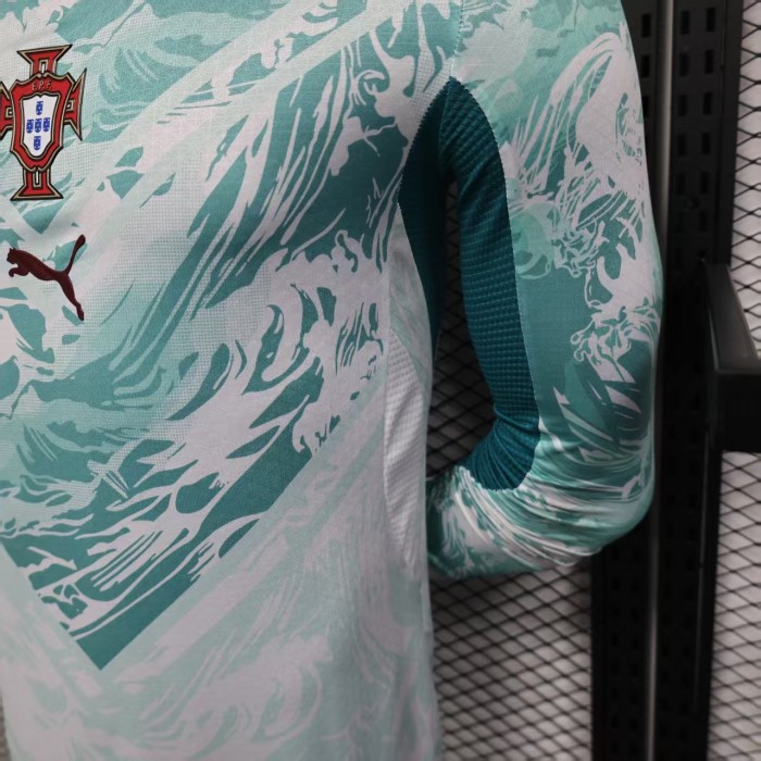 Long Sleeves Portuga 2026 World Cup Away Jersey - Player Version