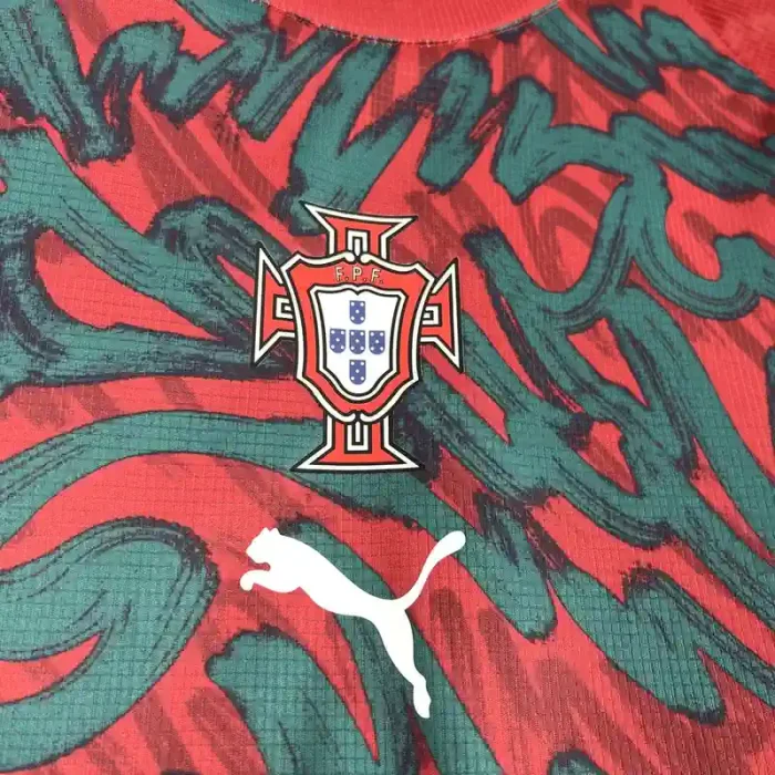 Portuga 2026 World Cup Pre-match Red Jersey - Fan Version