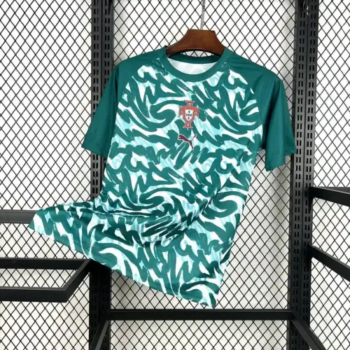 Portuga 2026 World Cup Pre-match Green Jersey - Fan Version