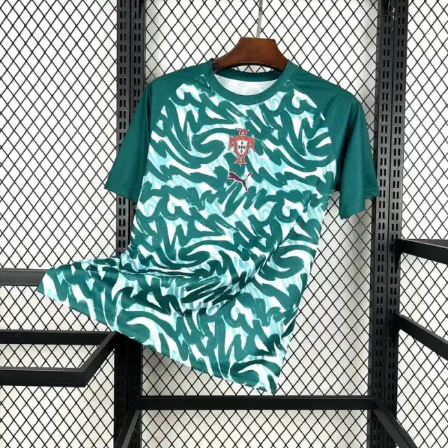 Portuga 2026 World Cup Pre-match Green Jersey - Fan Version