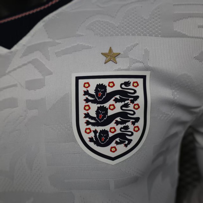 Long Sleeves  England 2026 World Cup Home Jersey - Player Version