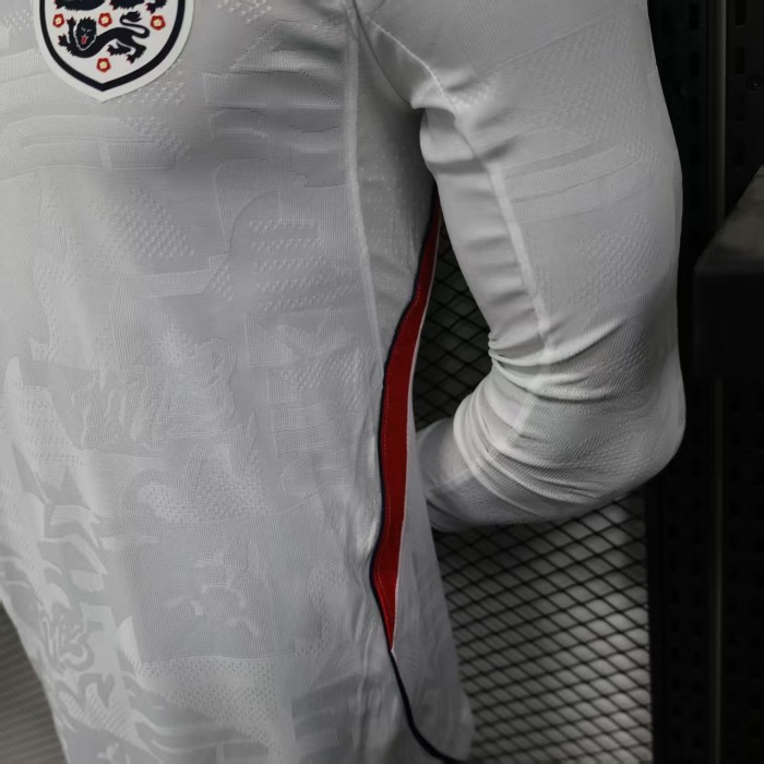 Long Sleeves  England 2026 World Cup Home Jersey - Player Version