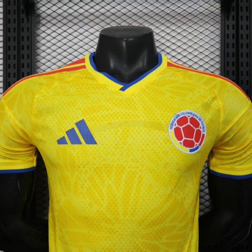 Colombia 2026 World Cup Home Jersey- Player Version