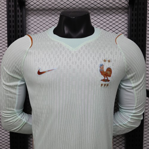 Long Sleeves France  2026 World Cup Away Jersey - Player Version