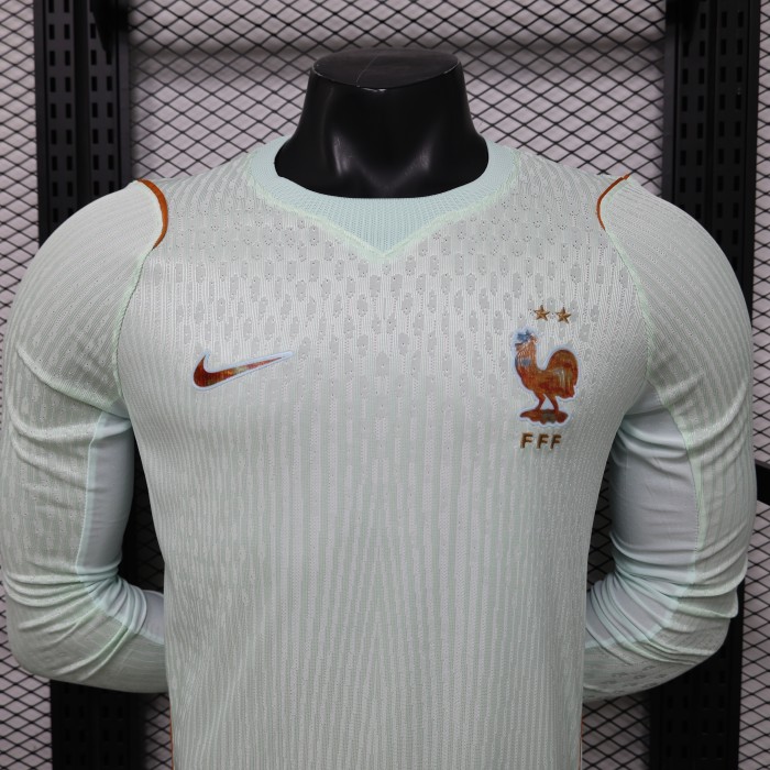 Long Sleeves France  2026 World Cup Away Jersey - Player Version
