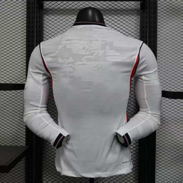 Long Sleeves  England 2026 World Cup Home Jersey - Player Version