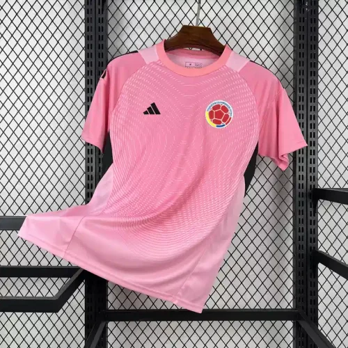 Colombia 2026 World Cup Goalkeeper Pink Jersey - Fan Version
